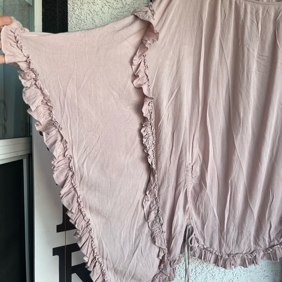 Free People Cassy Tunic Hushed Violet Fringe Mini Dress - Picture 6 of 12